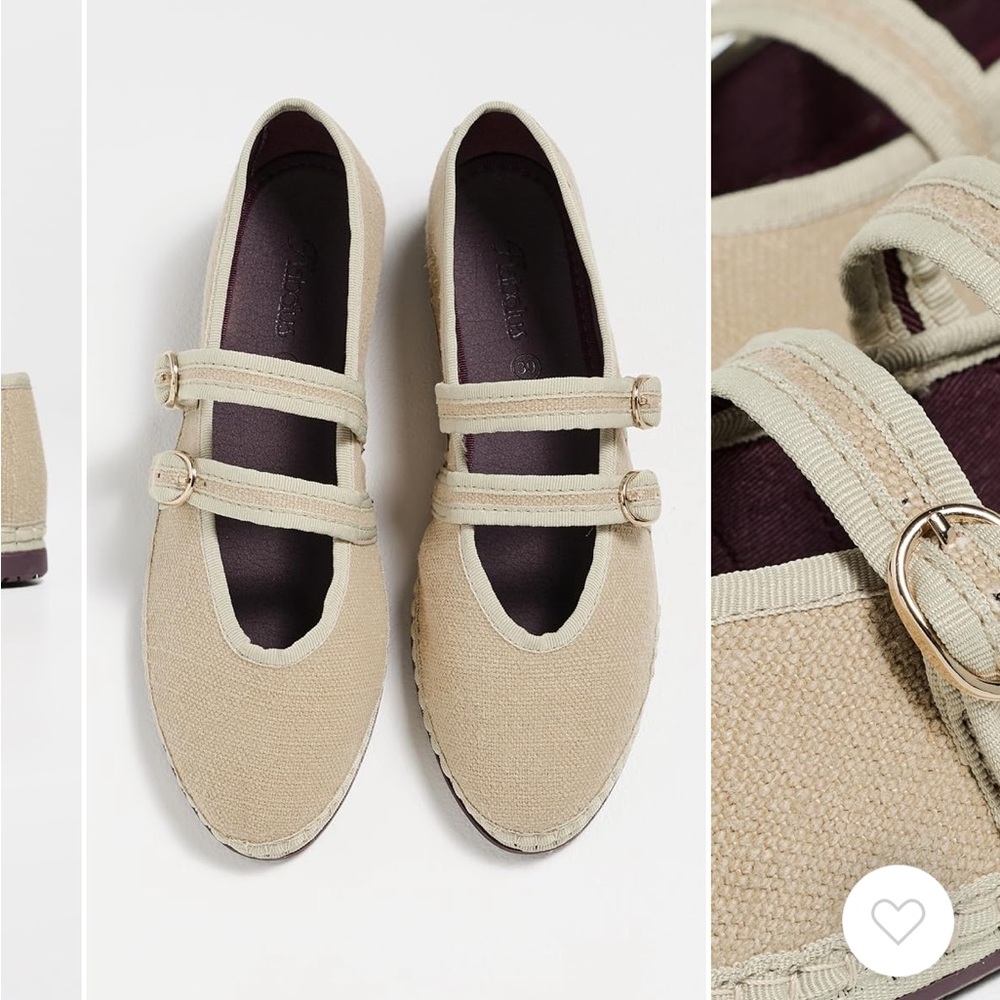 Flabelus Claire linen flat NWT